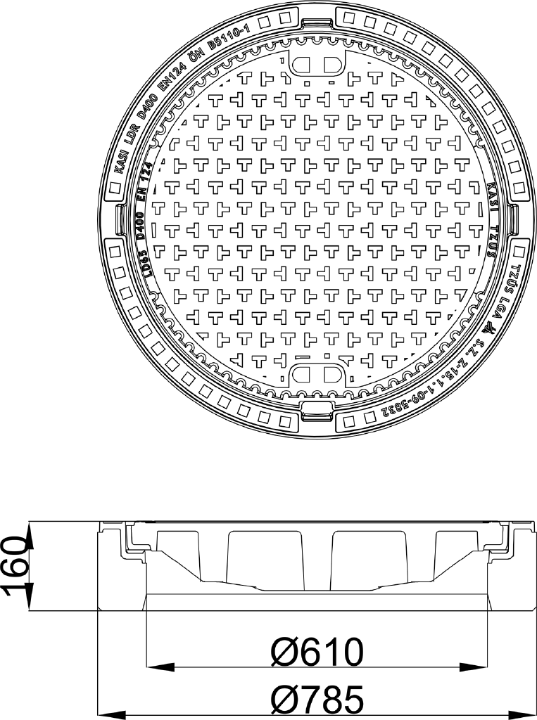 Abdeckung KDA65