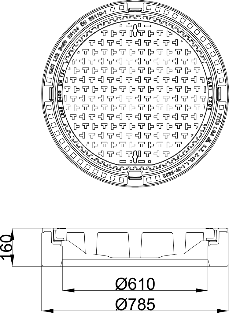 Abdeckung KDA68