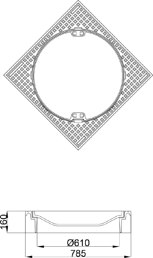 Abdeckung KDC62