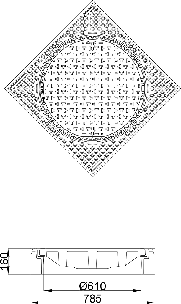 Abdeckung KDC68