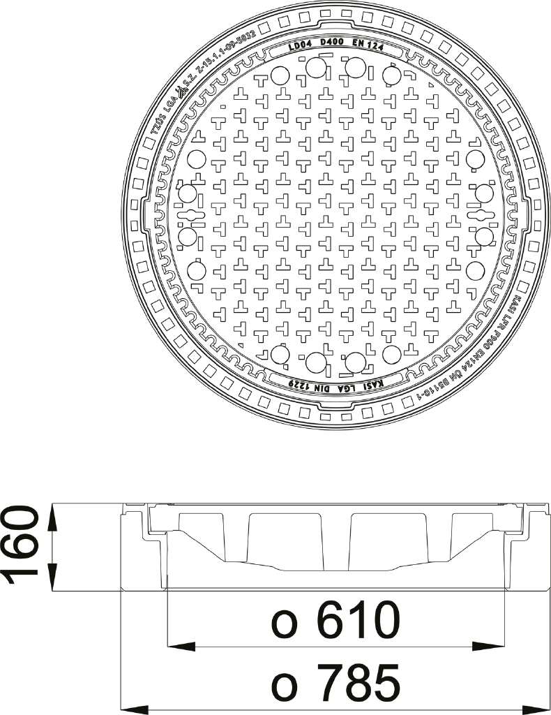 Abdeckung KDT24