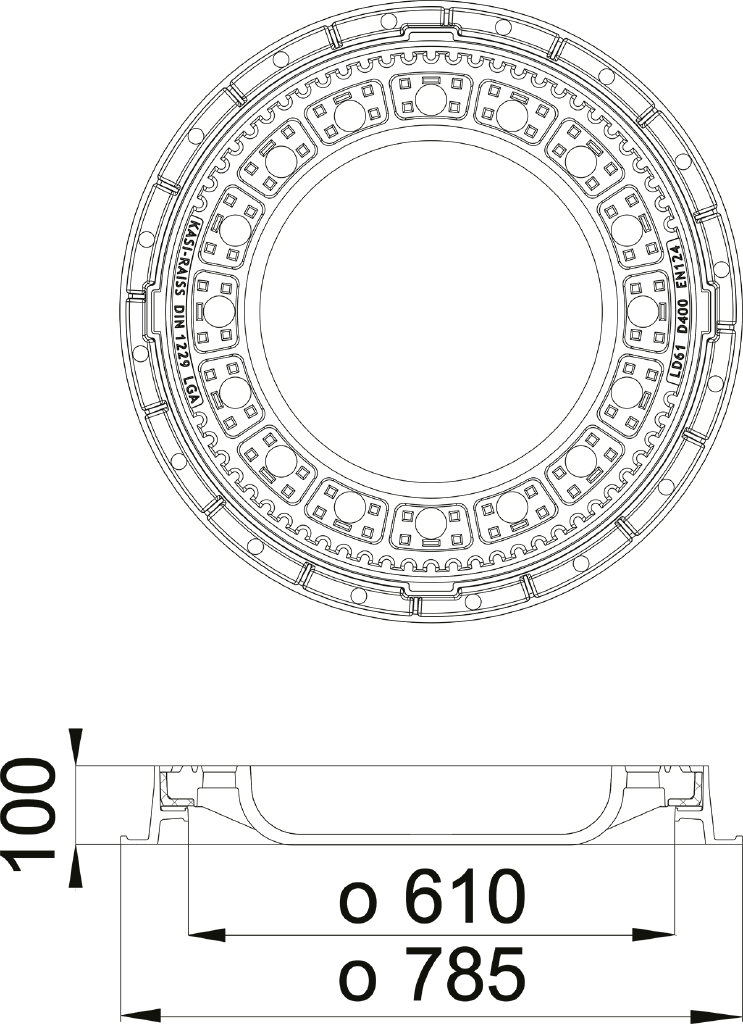 Abdeckung KDL61
