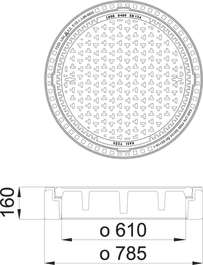 Abdeckung KDQ08