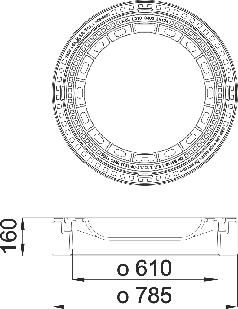Abdeckung KDQ10