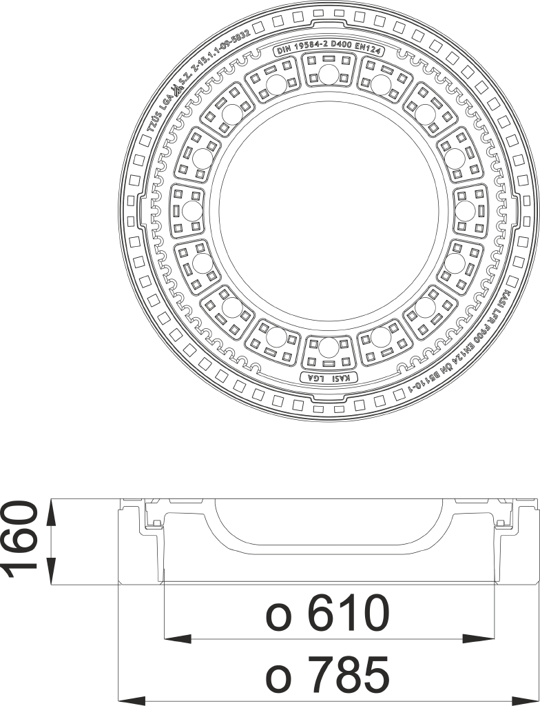 Abdeckung KDQ21