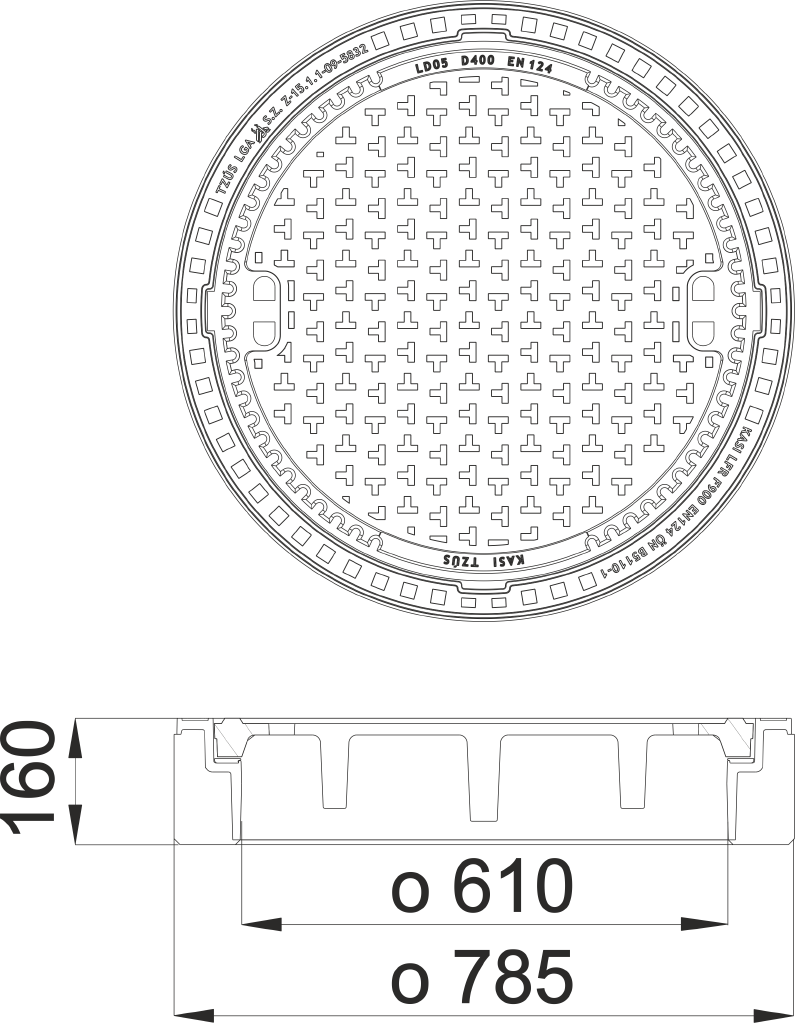 Abdeckung KDQ25