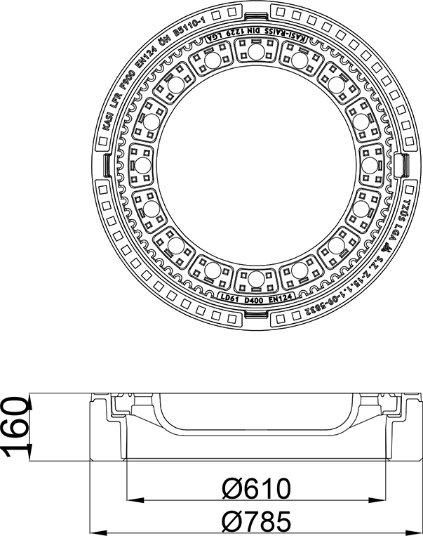 Abdeckung KDQ61