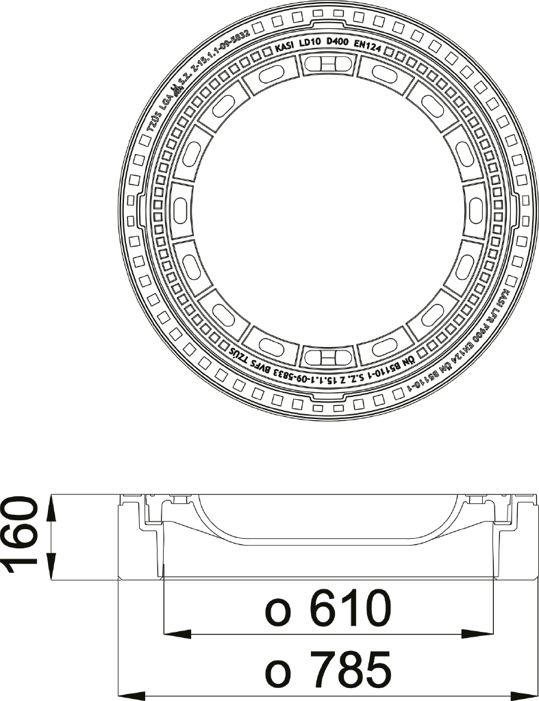 Abdeckung KDTE10