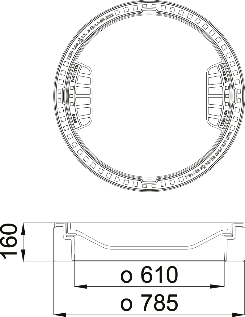 Abdeckung KDTE16
