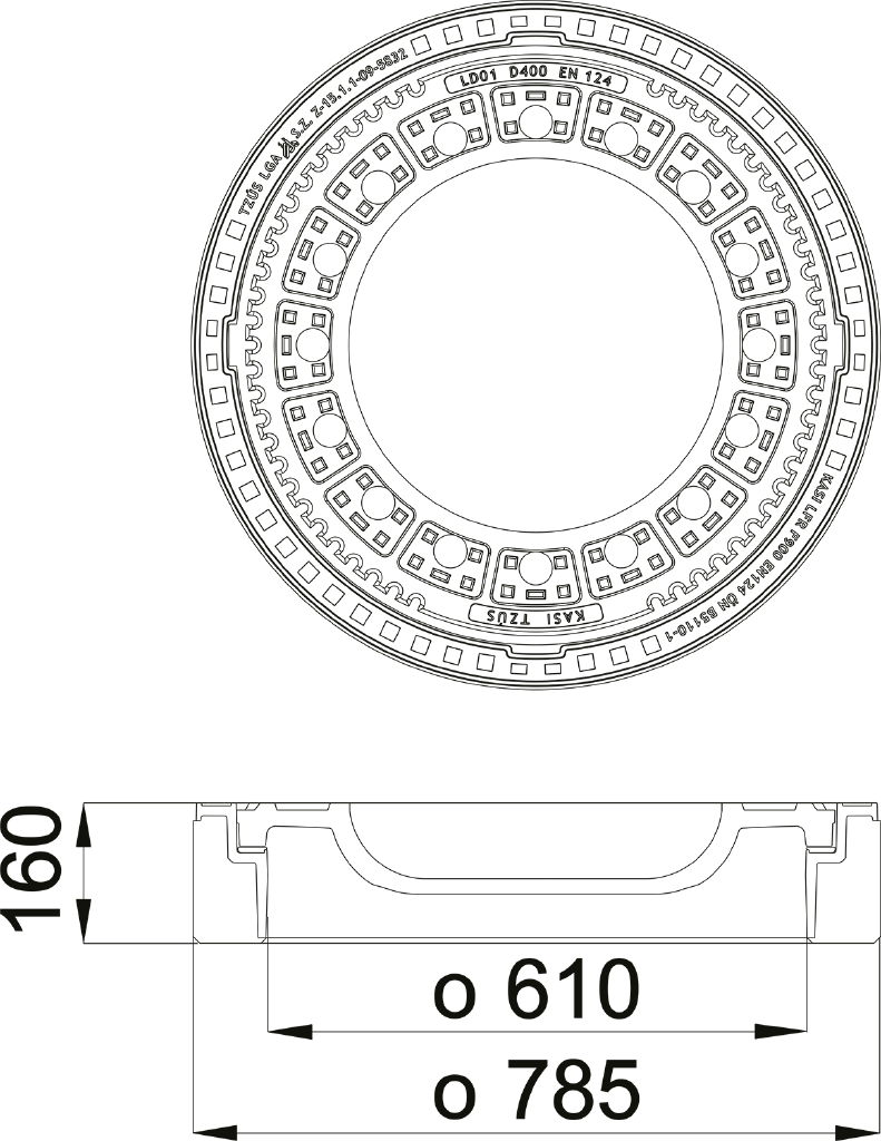 Abdeckung KDTE20