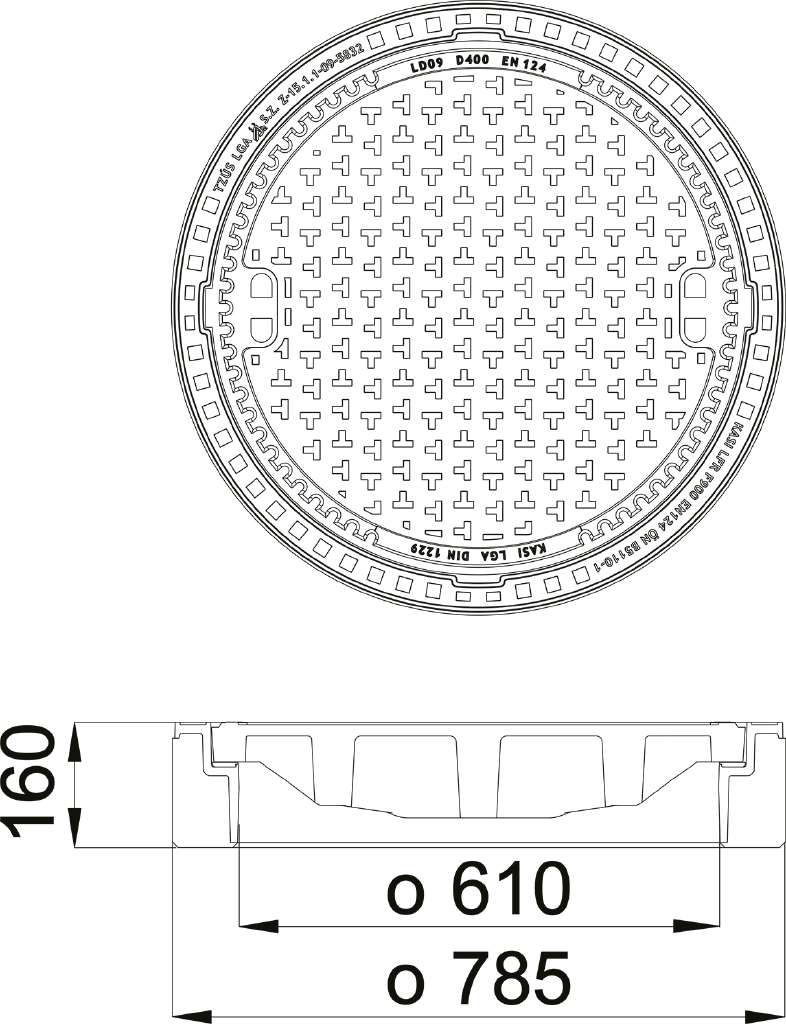 Abdeckung KDTE29