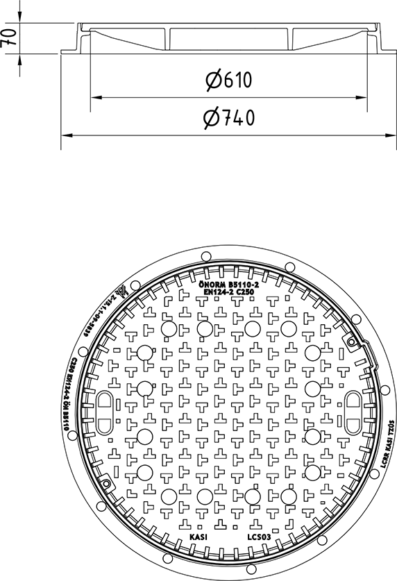 Abdeckung KCLR04