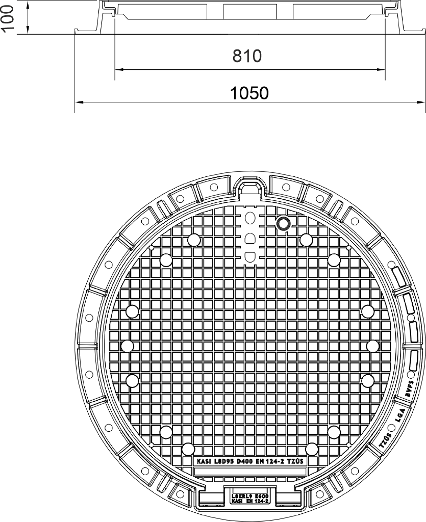 Abdeckung K8DL96C