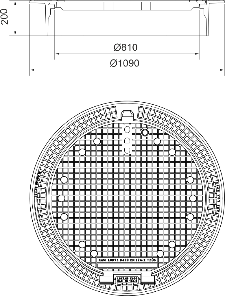 Abdeckung K8DM96C