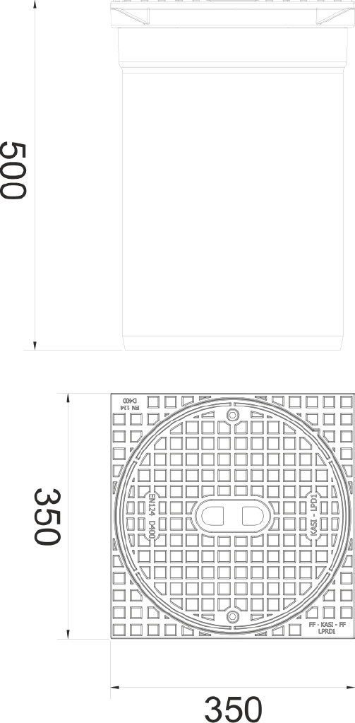 Abdeckung KDP350
