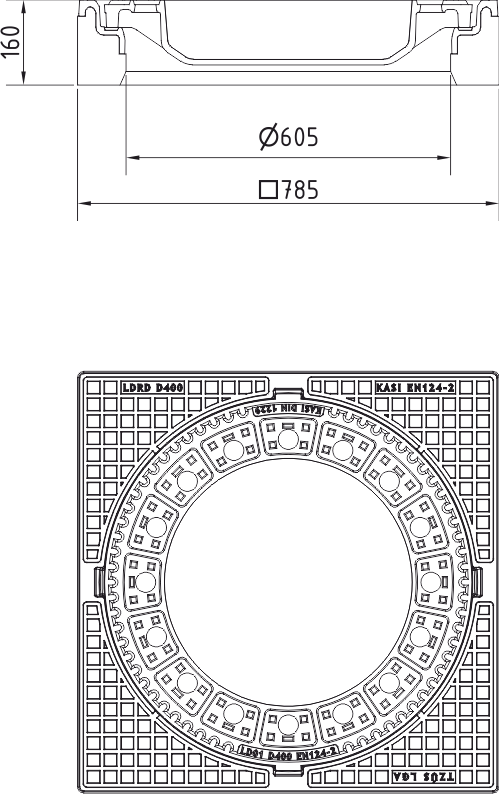 Abdeckung KDD01
