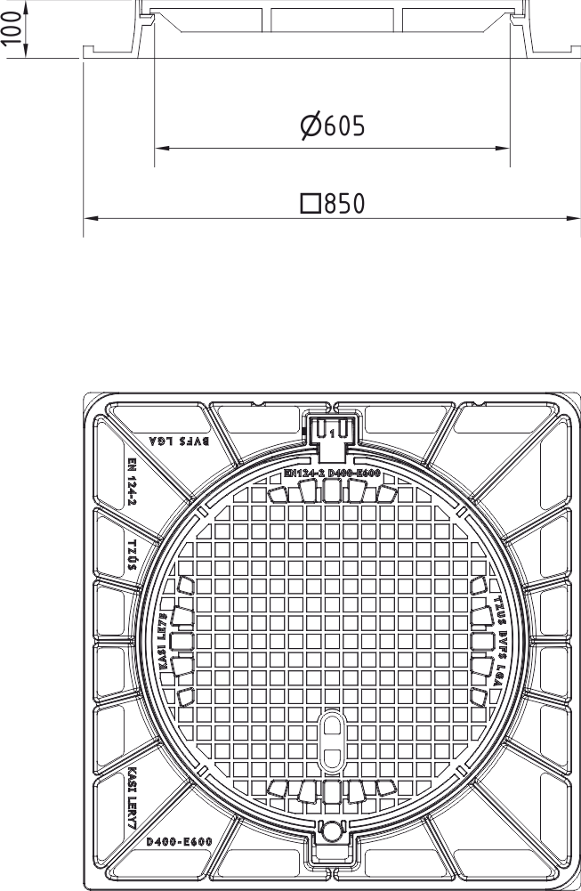 Abdeckung KEY7R