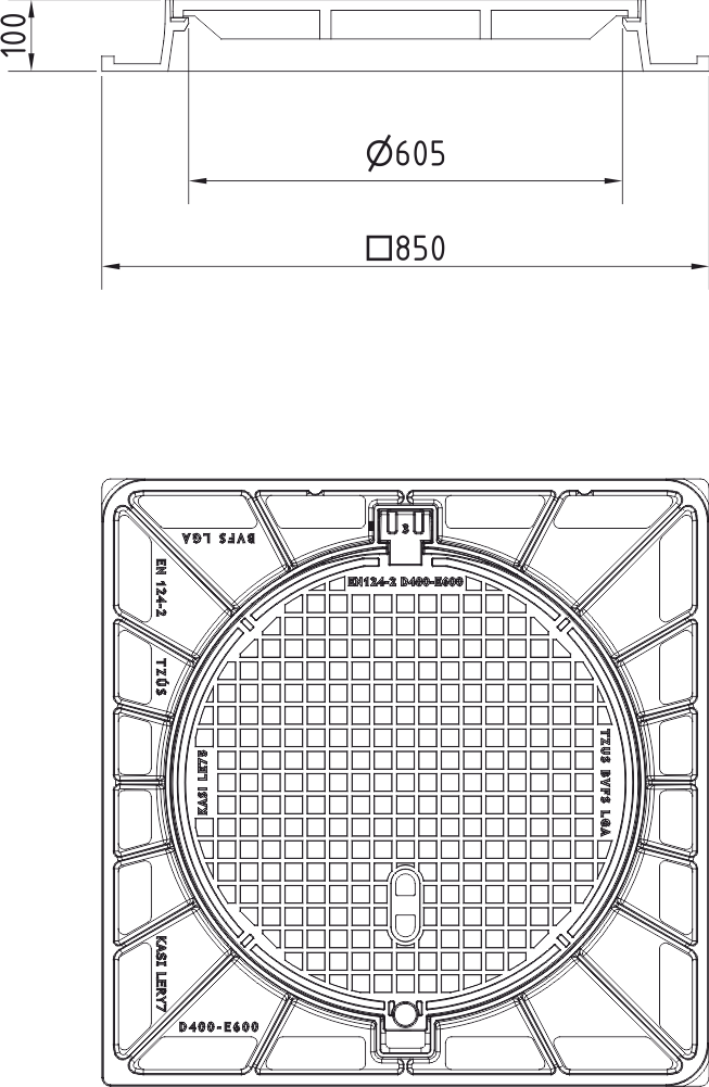 Abdeckung KEY7S