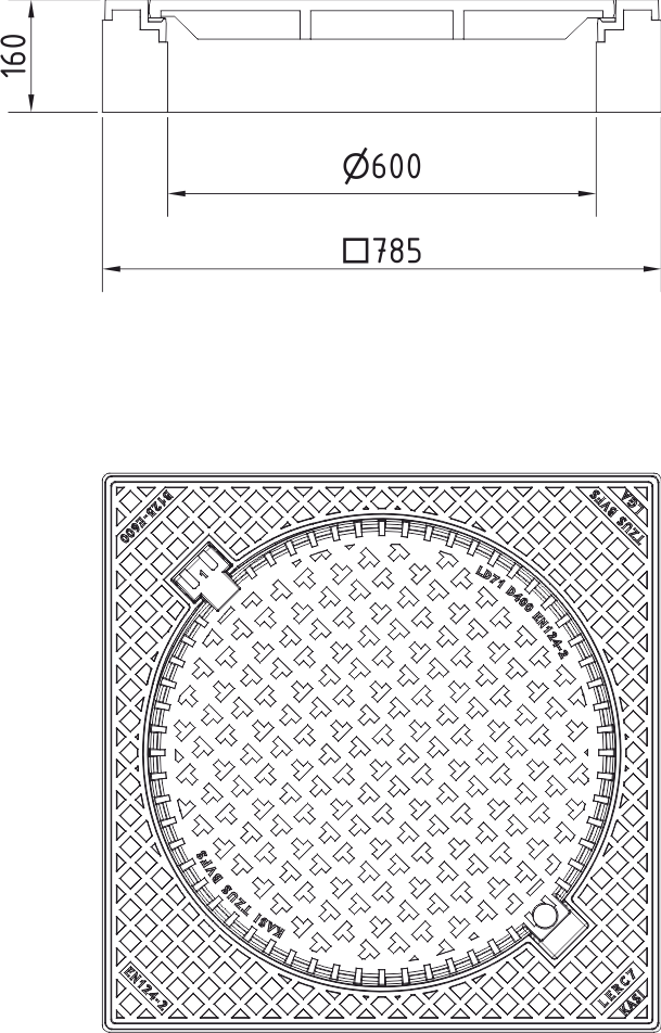 Abdeckung KDC71