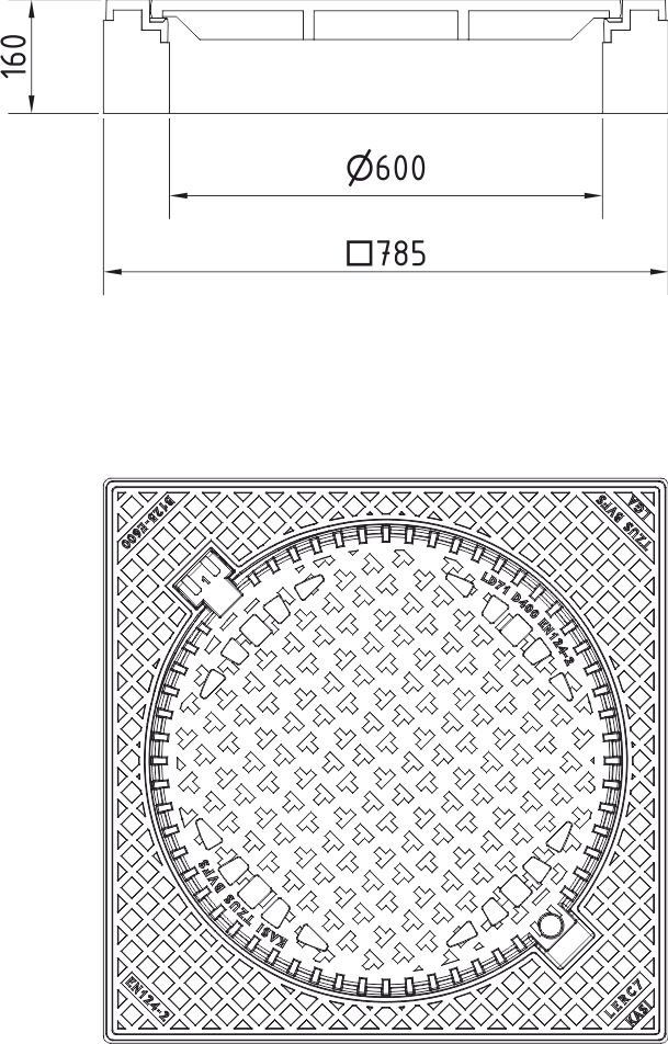 Abdeckung KDC72